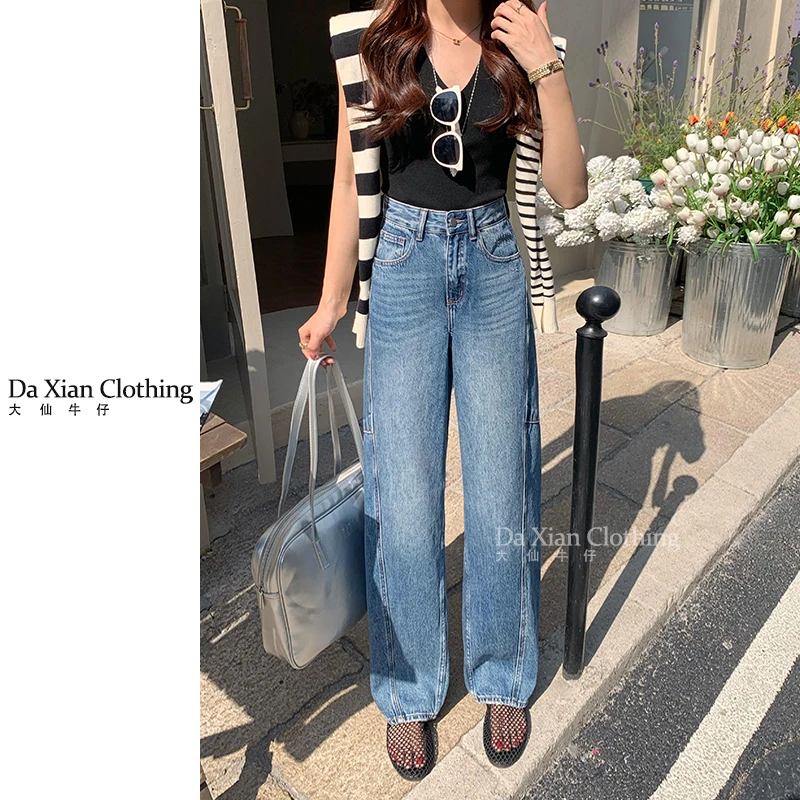 【大仙家】C064 十三行春款有弹牛仔裤韩式舒适时尚百搭女士春夏季