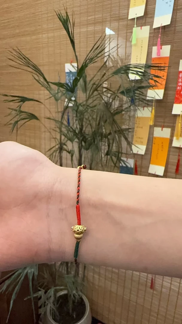 【小青宝】创意手绳红绿可调节手编