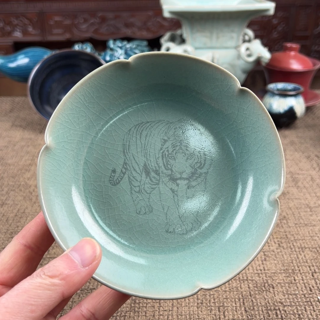 瓷片正能量陶瓷艺术品