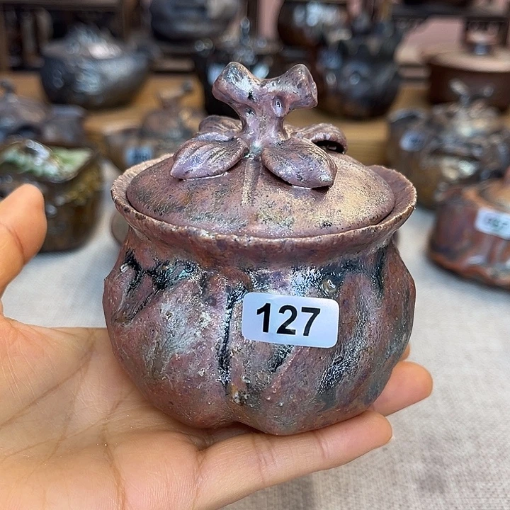 裸柴烧陶瓷手工茶器