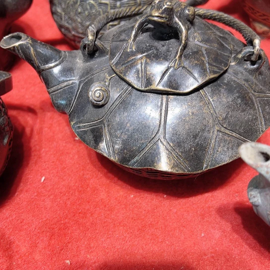 景****俗黄铜摆件工艺品，