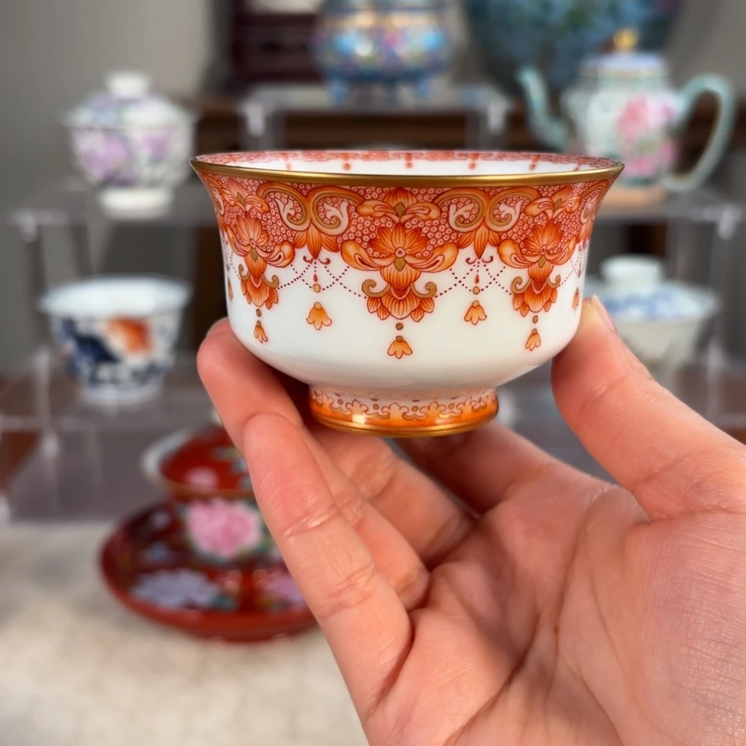 纯手工手绘 高端茶器