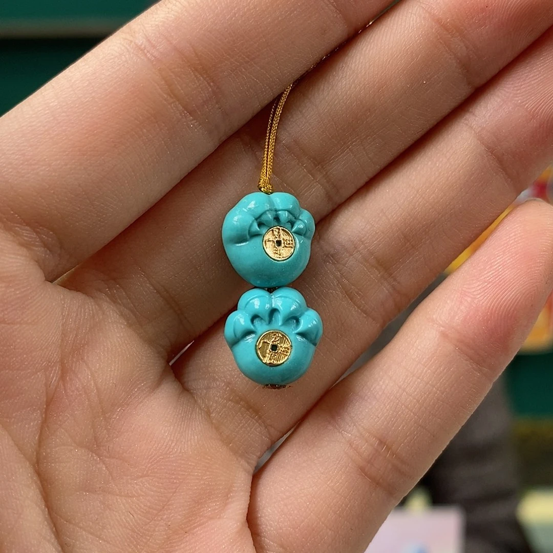 A***l绿松石未镶嵌珠宝奇石