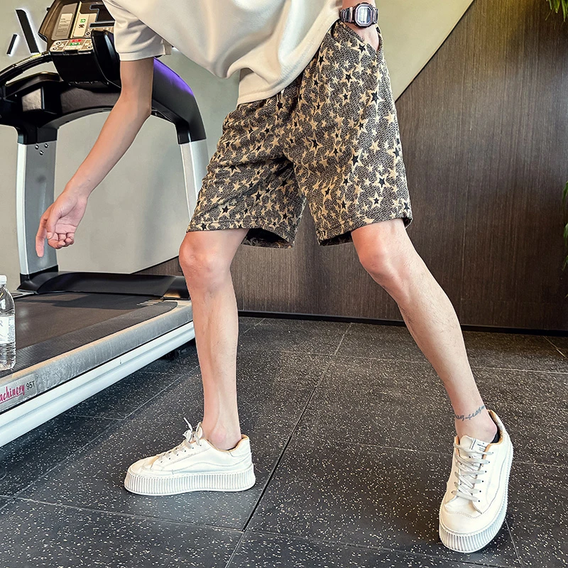 痞帅百搭休闲男士短裤夏季2025新款爆款潮牌五分裤薄款沙滩大裤衩