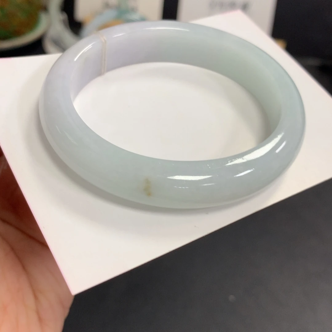 翡翠未镶嵌手镯42号53.6-47.1-11.6-8.1贵妃