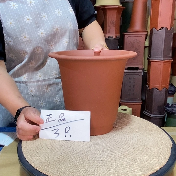 紫砂花盆强*哥紫砂花盆