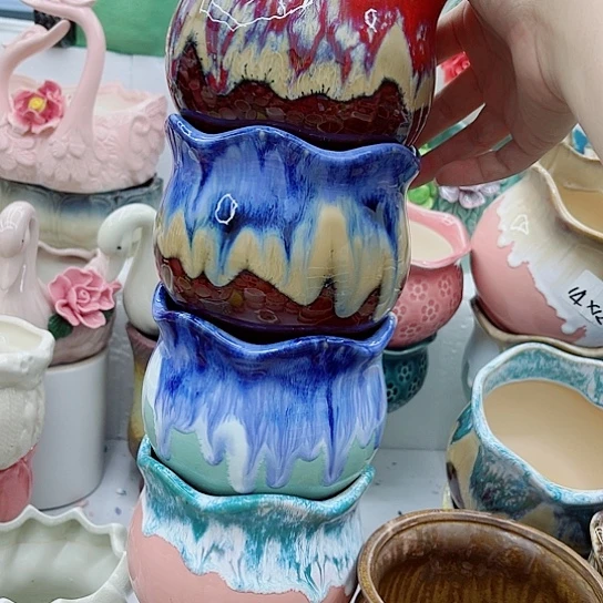 多肉绿植陶瓷花盆