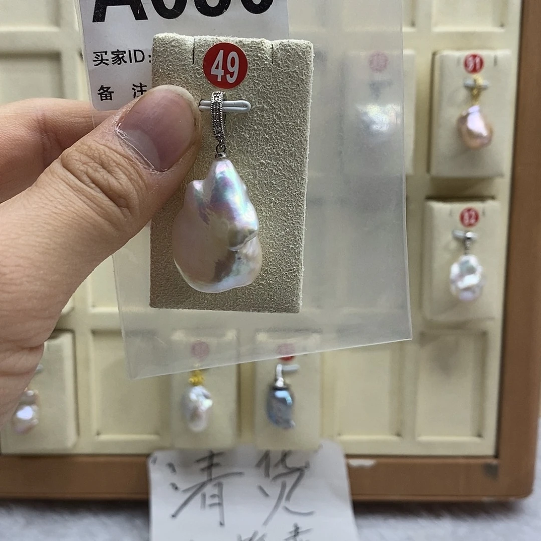 颈饰淡水珍珠银S925镶嵌