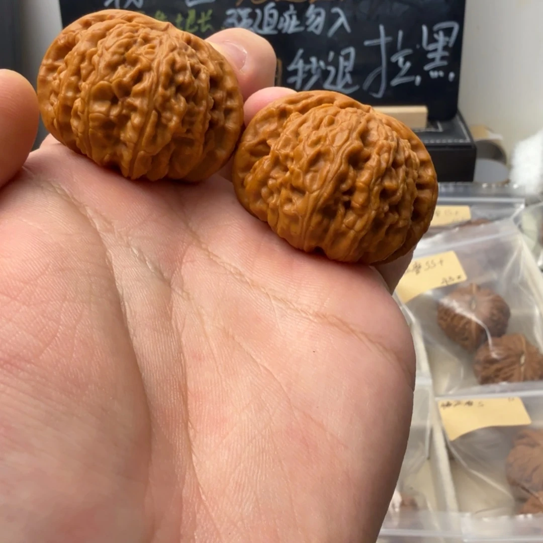 文玩核桃把件白狮子