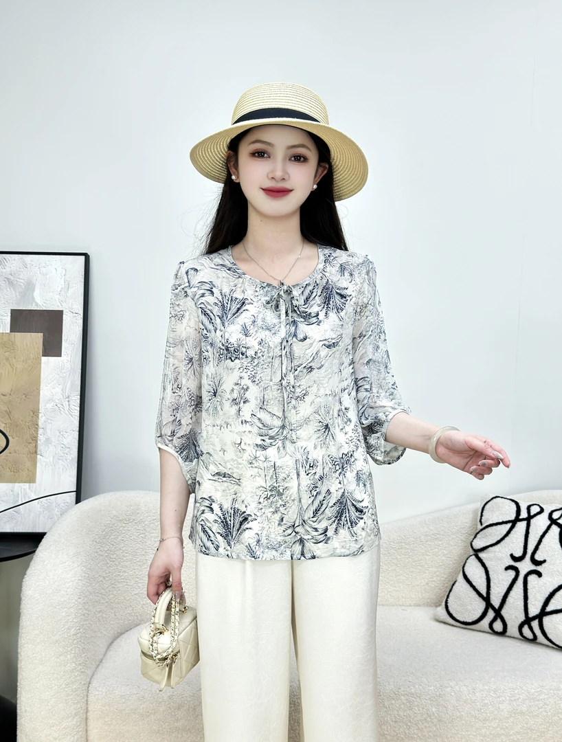 妈妈款女装中青年绝美夏季防晒海边旅游度假绝配美衣大码气质