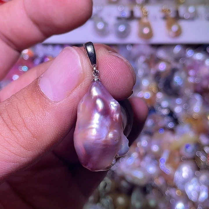 淡水珍珠未镶嵌吊坠(不含链)29