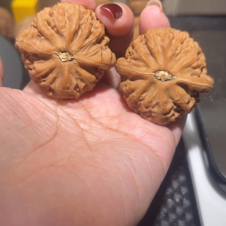 文玩核桃把件42肉球宫灯