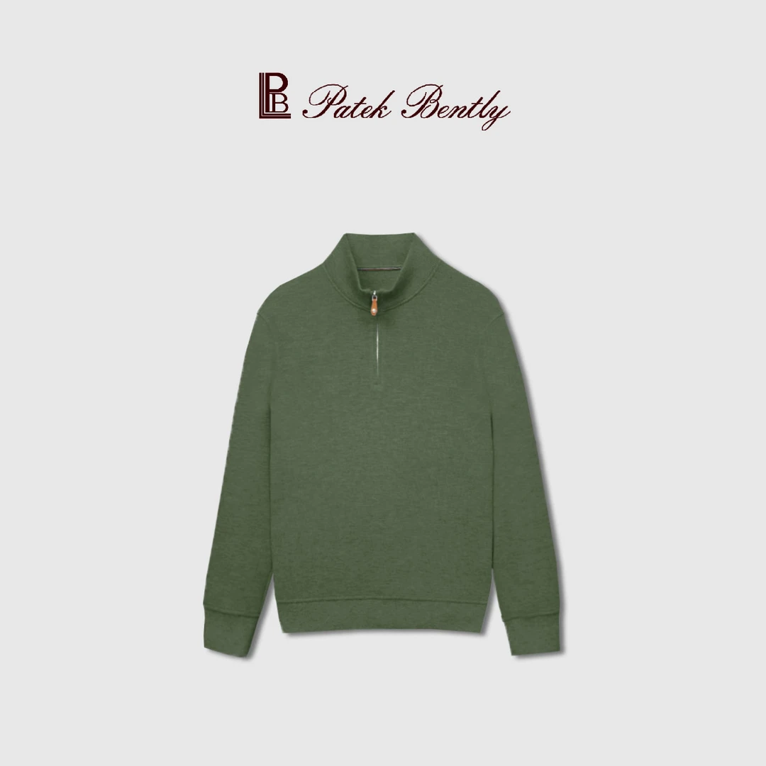 PEE-意式【羊毛立领卫衣】秋季新款连帽男士绵羊毛套衫百搭针织秋冬