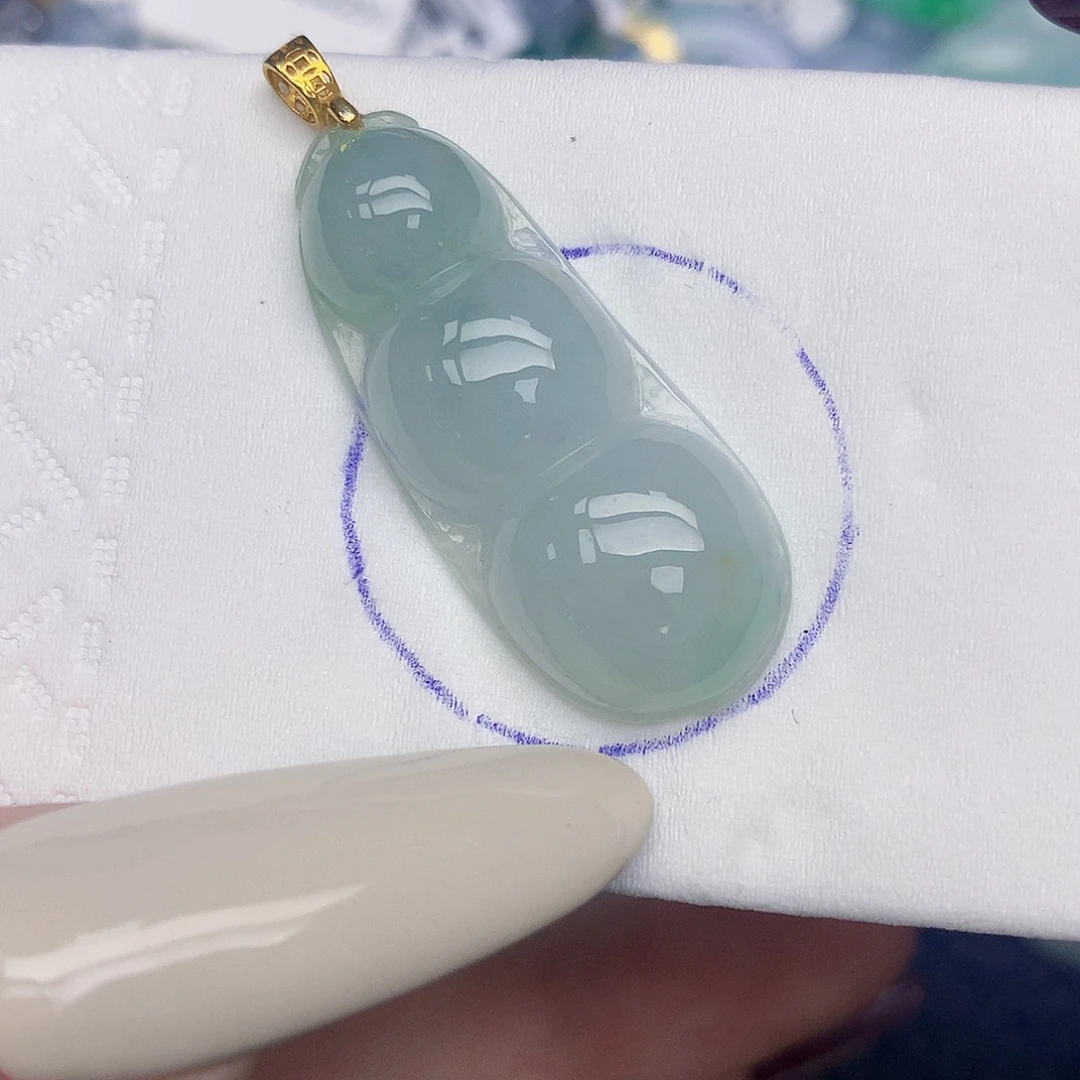 翡翠未镶嵌颈饰天然缅甸翡翠a货百元以上9元证书费自理