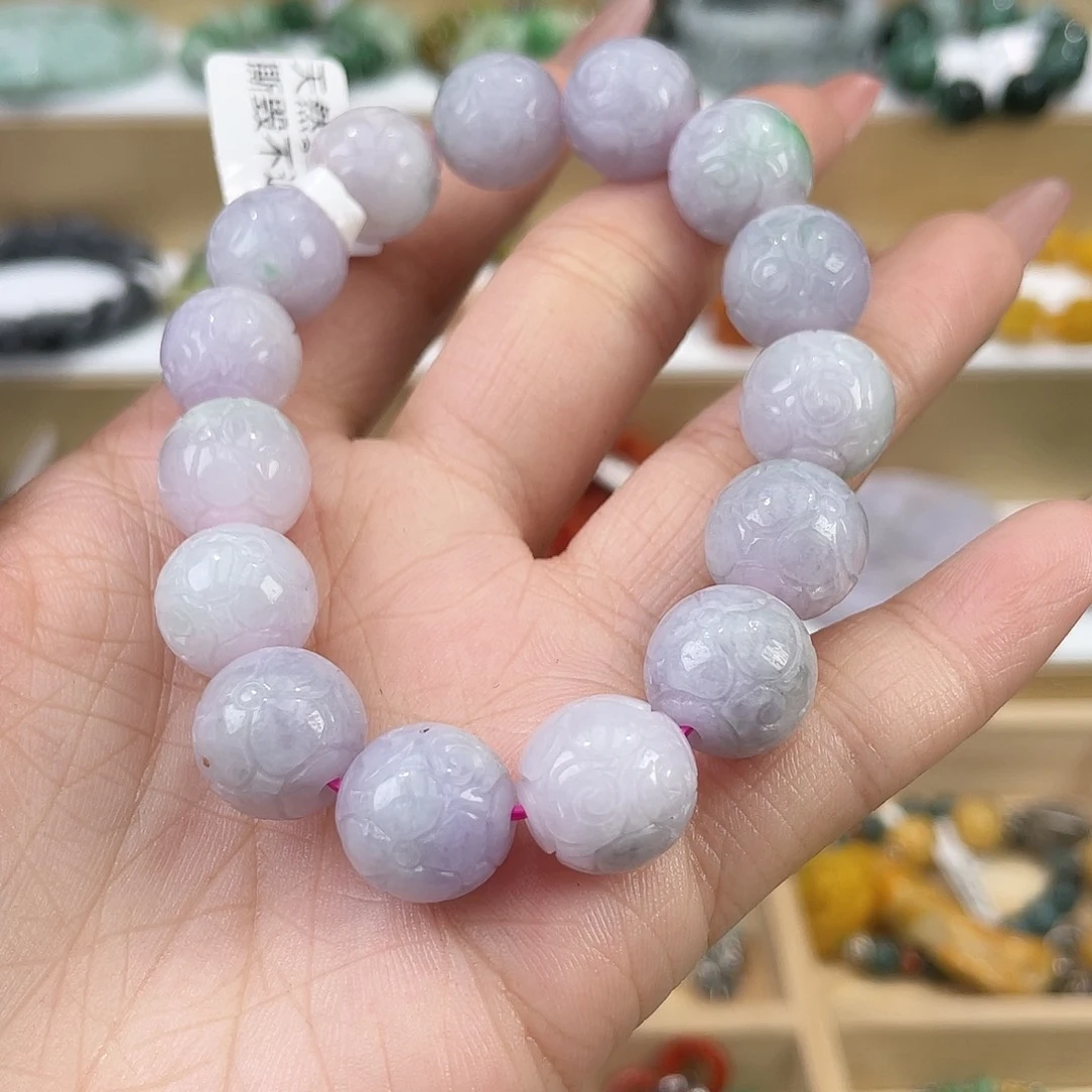 木***木翡翠未镶嵌手链手链