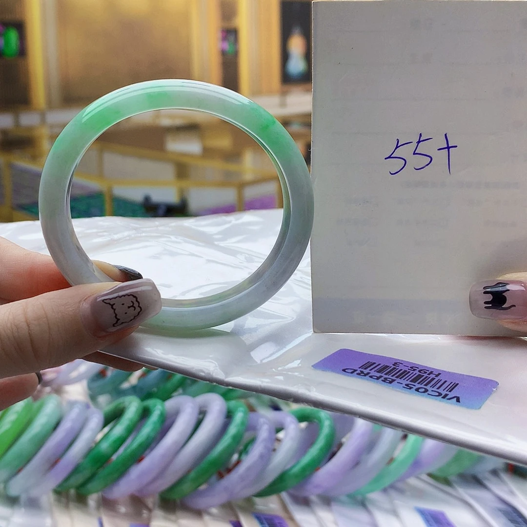 翡翠未镶嵌手镯vbh