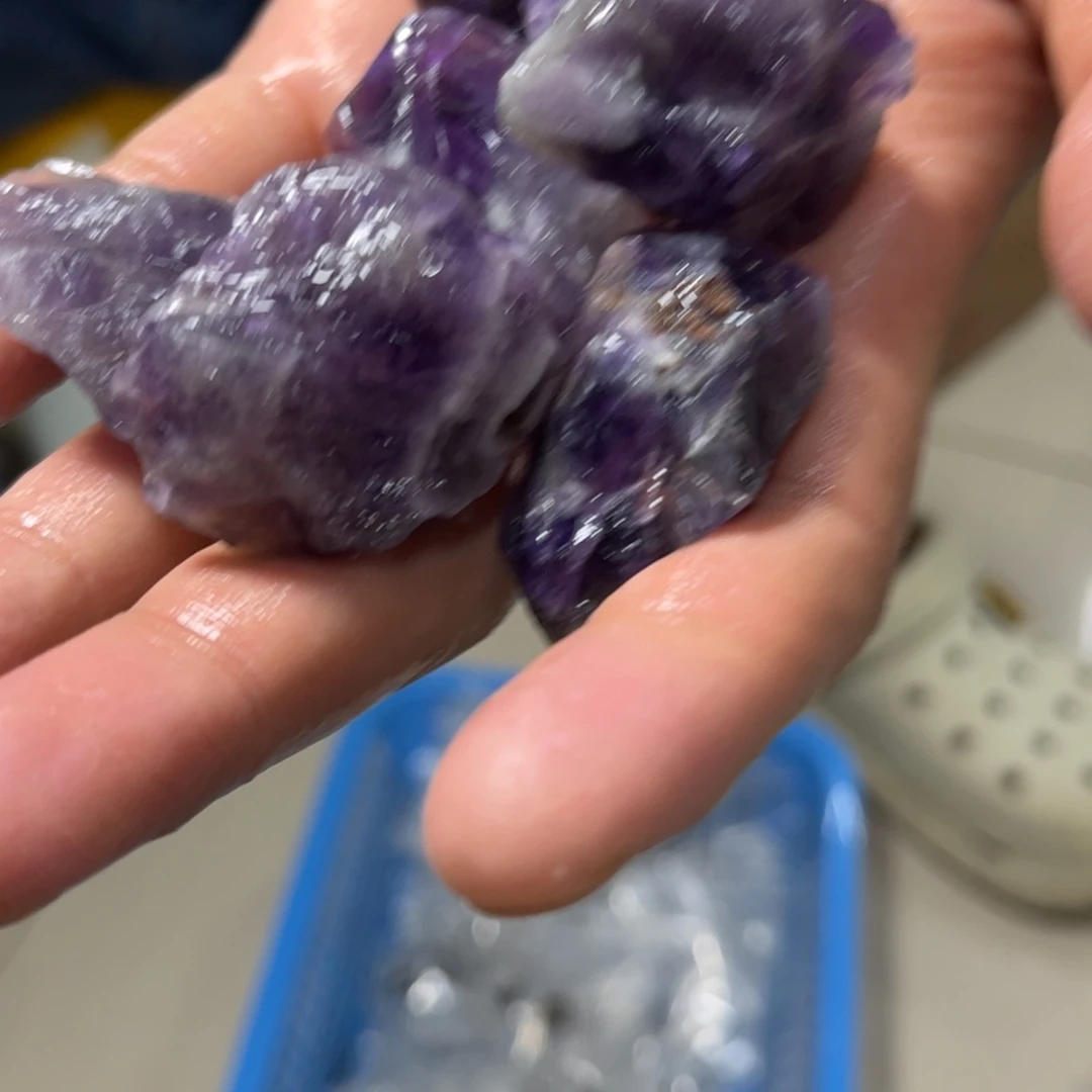 水晶珠宝半成品未镶嵌200克多样性发其一