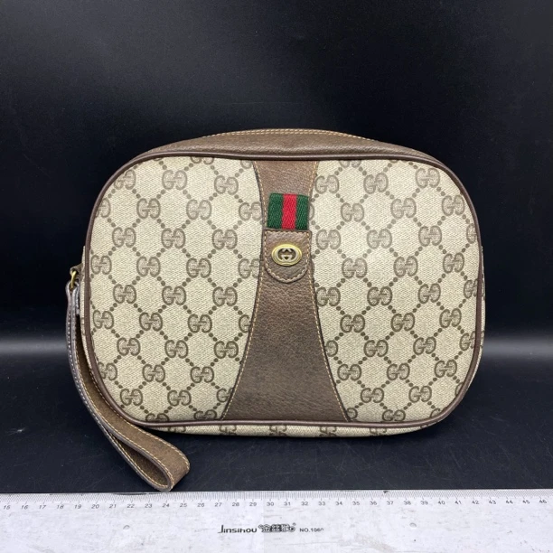 95新 GUCCI/古驰 相机手拿包/13863