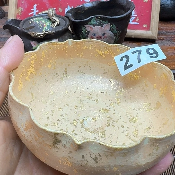 纯手工制作粗陶茶具