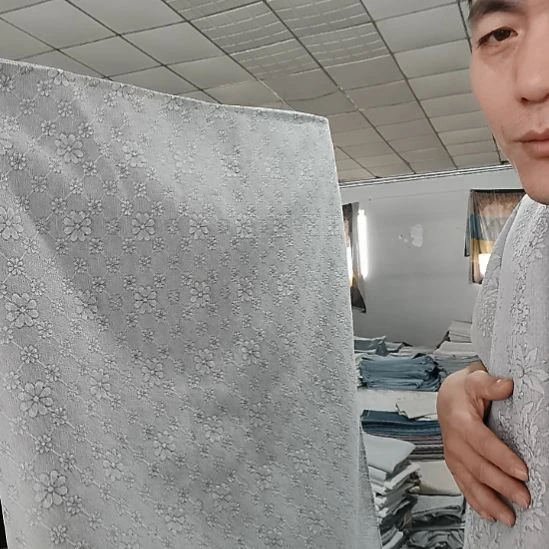 灰小花2.4米长的沙发垫