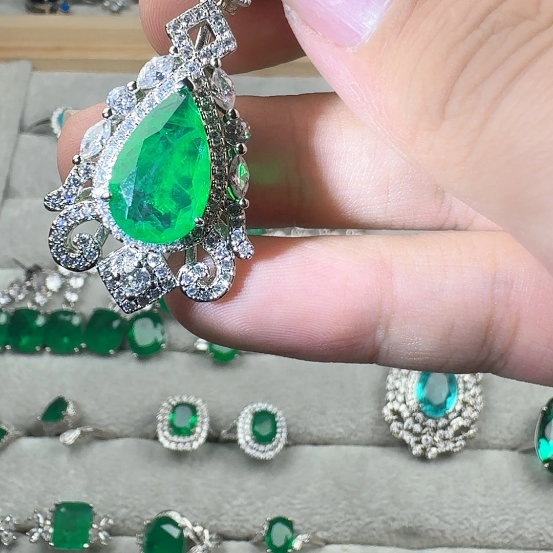 芙蓉石戒指银S925镶嵌