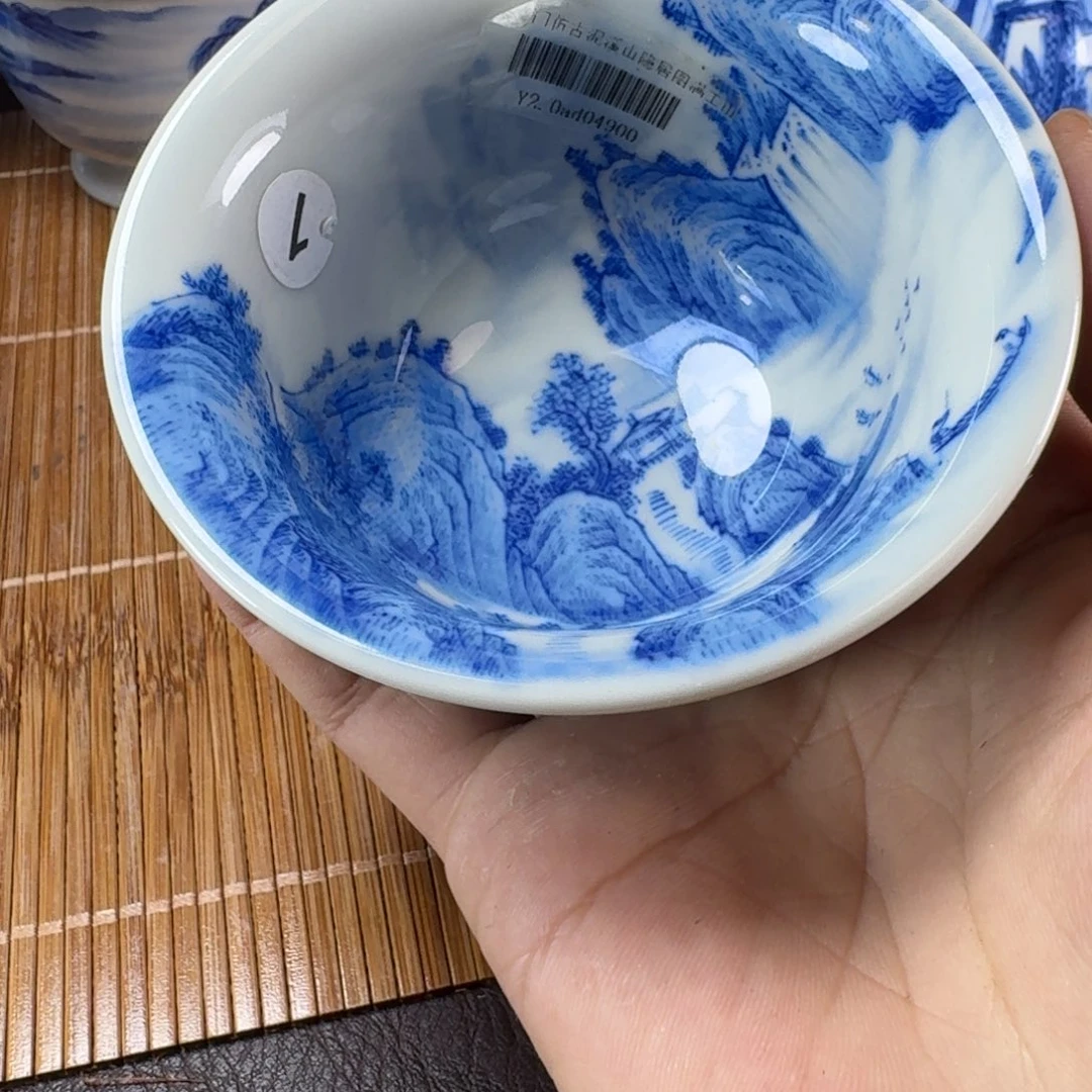 榴***瓜瓷片当代景德镇陶瓷手绘茶具