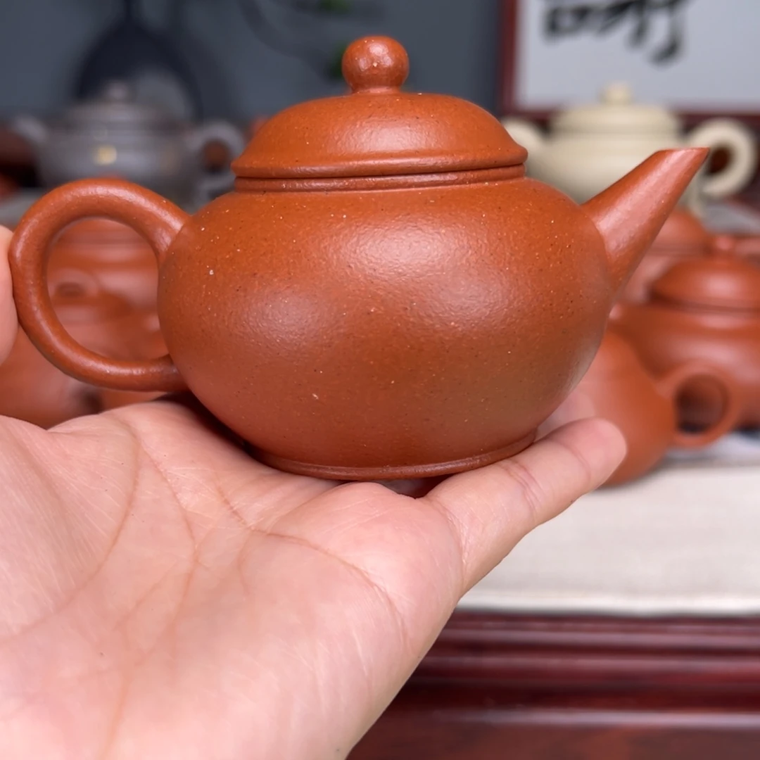茶壶紫砂宝山红泥160