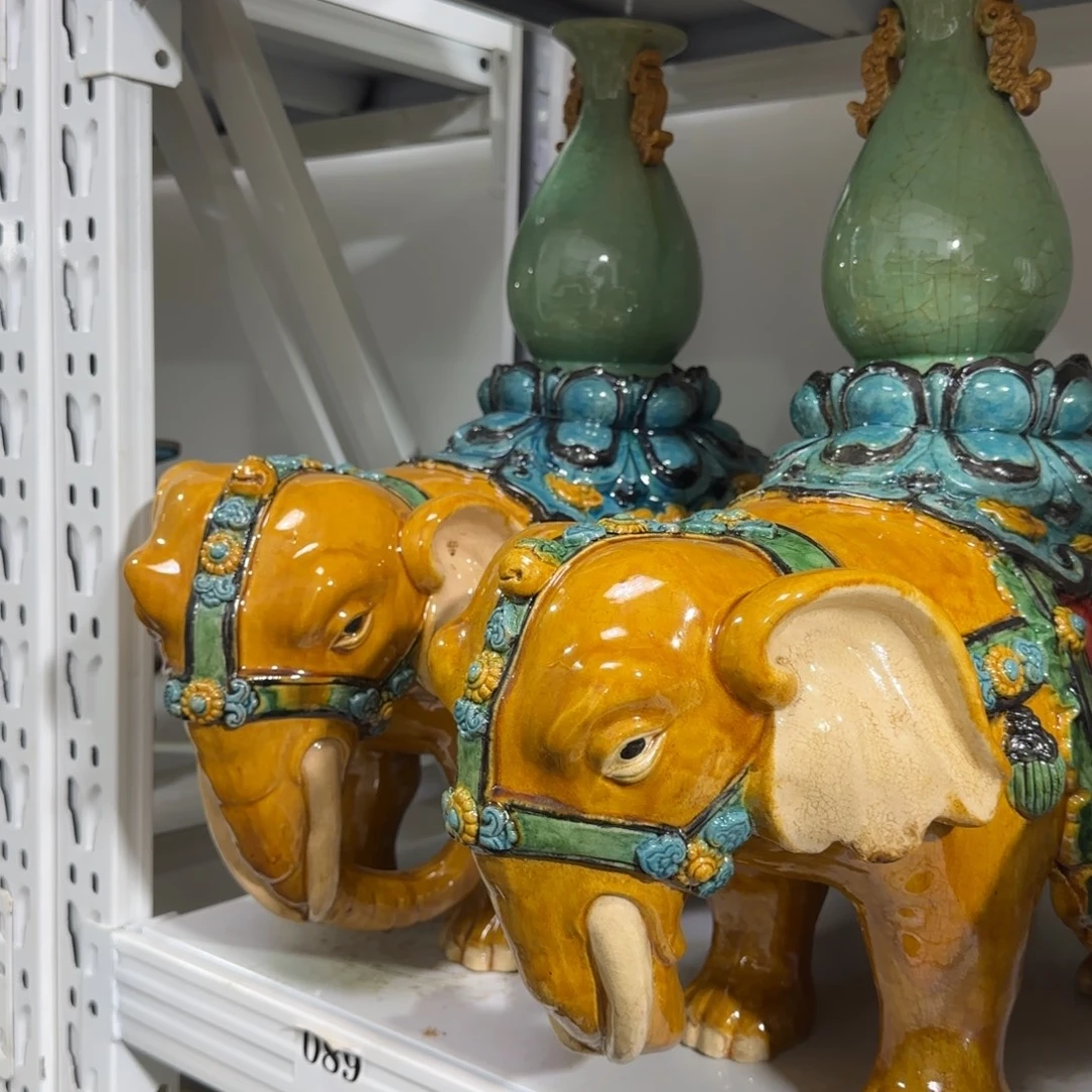 叶***根陶瓷摆件摆件摆件