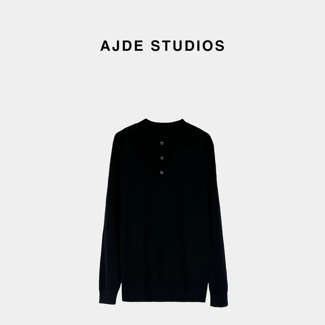 AJDE｜男士半扣套头衫秋冬穿搭09