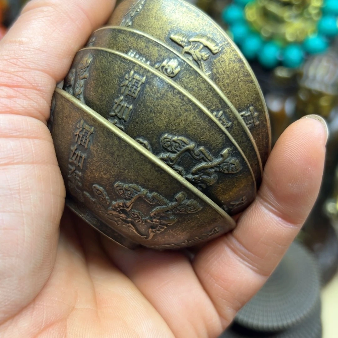 铜摆件欢迎欢迎你