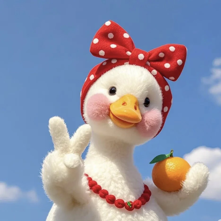 暖心果果可爱树脂粘土摆件