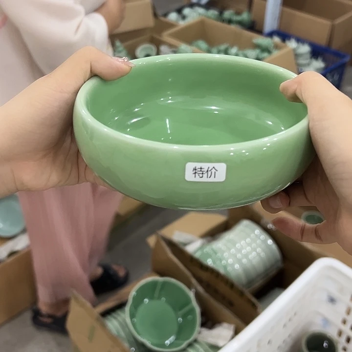 龙泉云间青瓷小米茶器