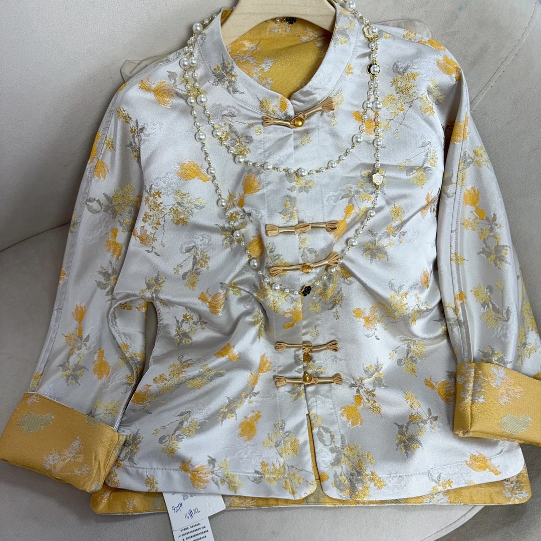 8221款新中式短款外套【金鲤】