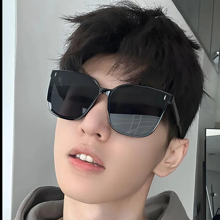 痞帅潮流大框墨镜显瘦防紫外线太阳眼镜男女通用百搭时尚男士