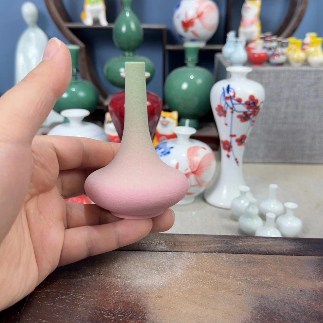 陶瓷手工小花器摆件