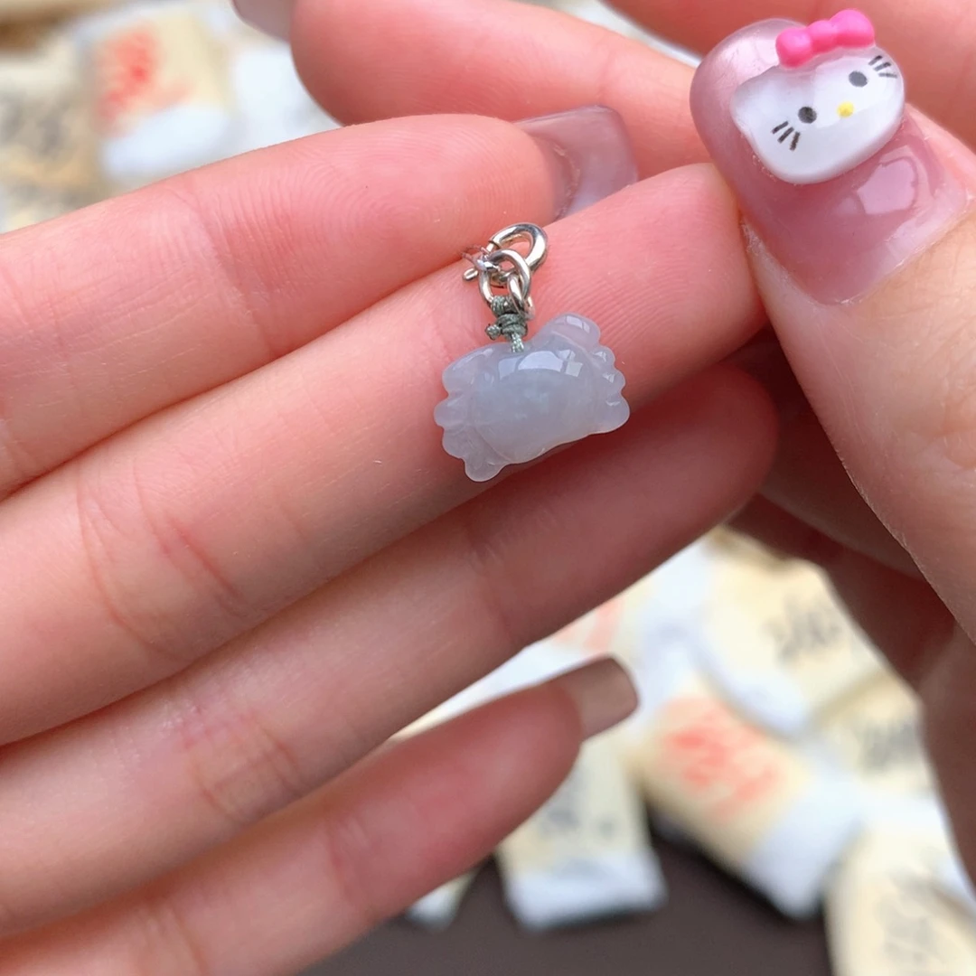 【闪购商品】翡翠挂件银S925镶嵌一