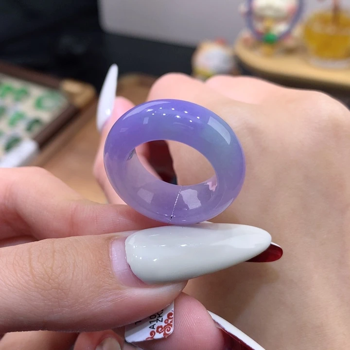 未镶嵌戒指翡翠12-14
