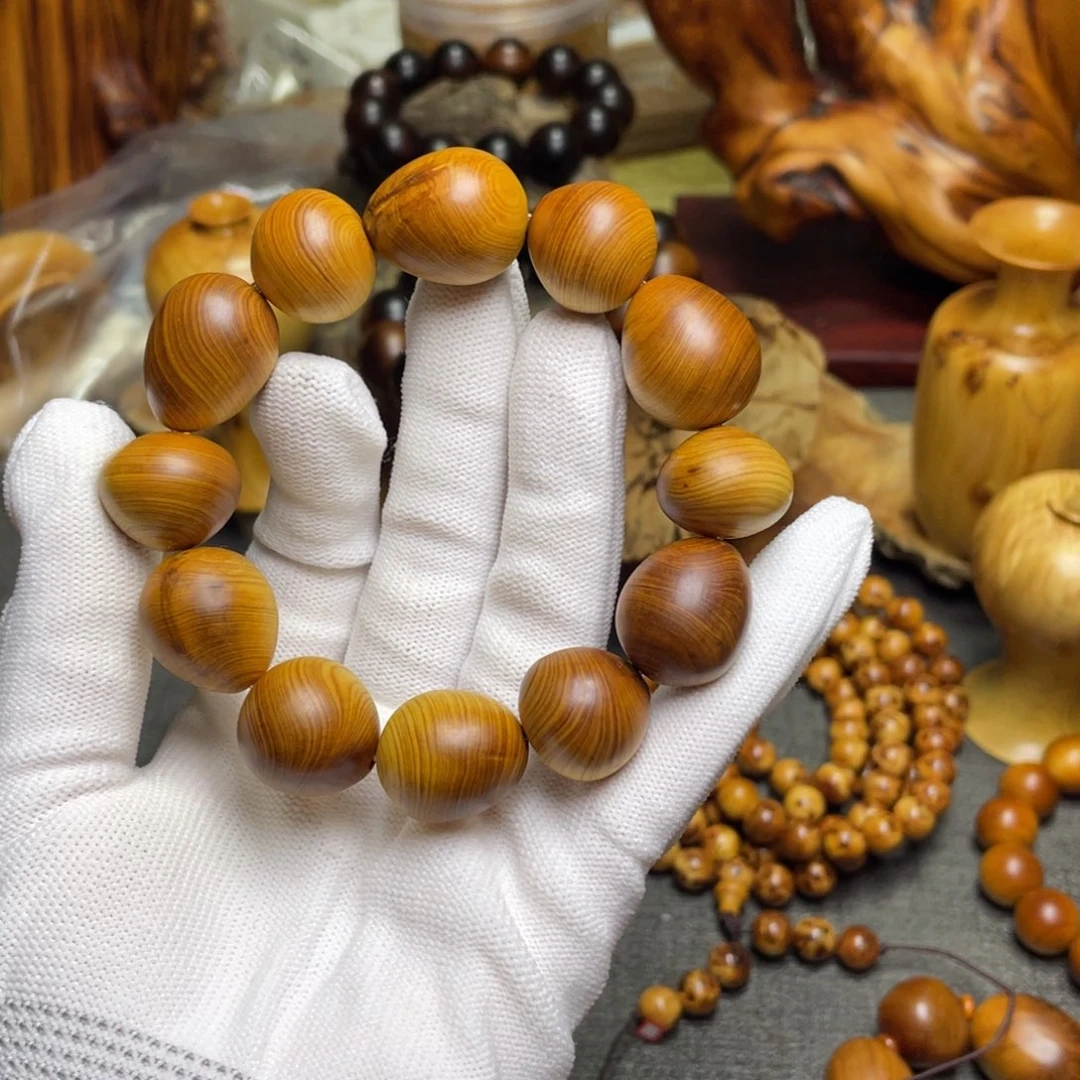 柏木（崖柏）鸽子蛋纯手工