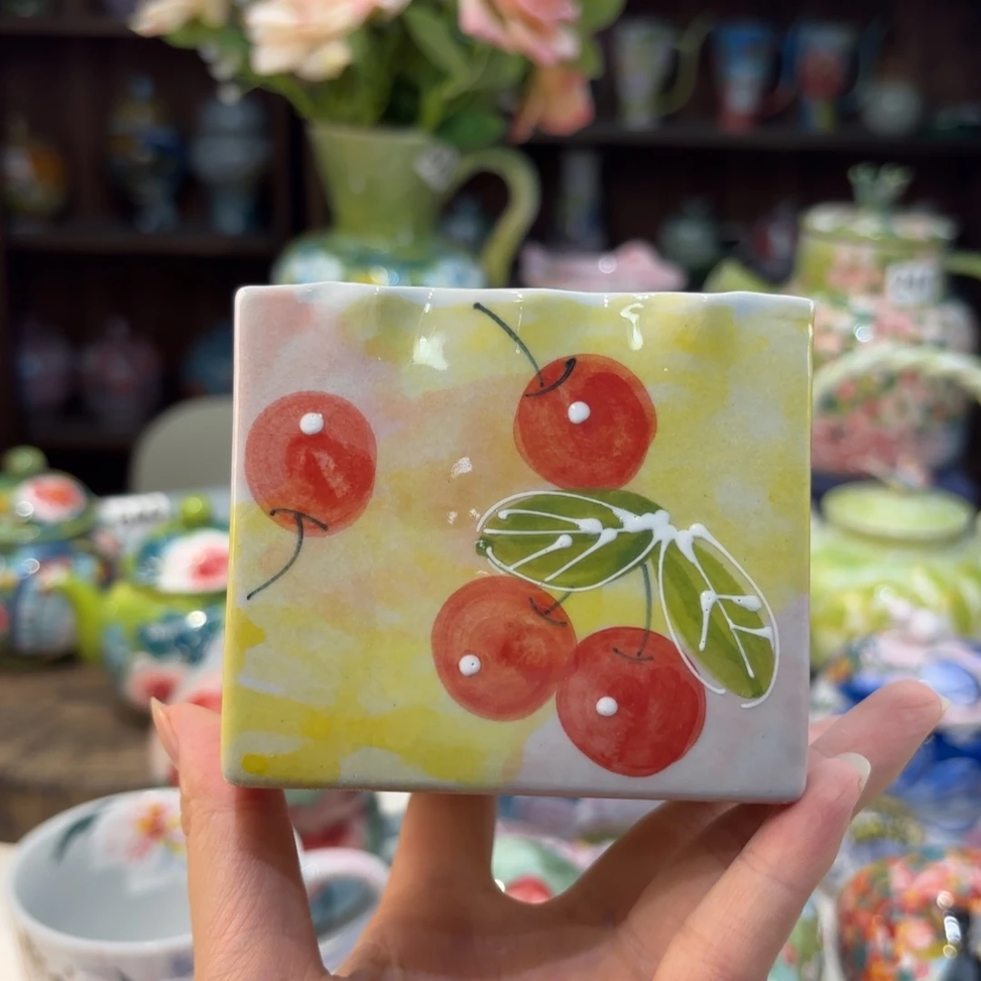 瓷片景德镇手绘高温釉下彩陶瓷茶具
