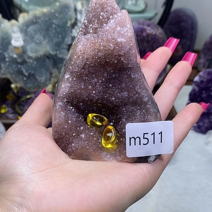 未镶嵌大型摆件（非配饰）紫晶