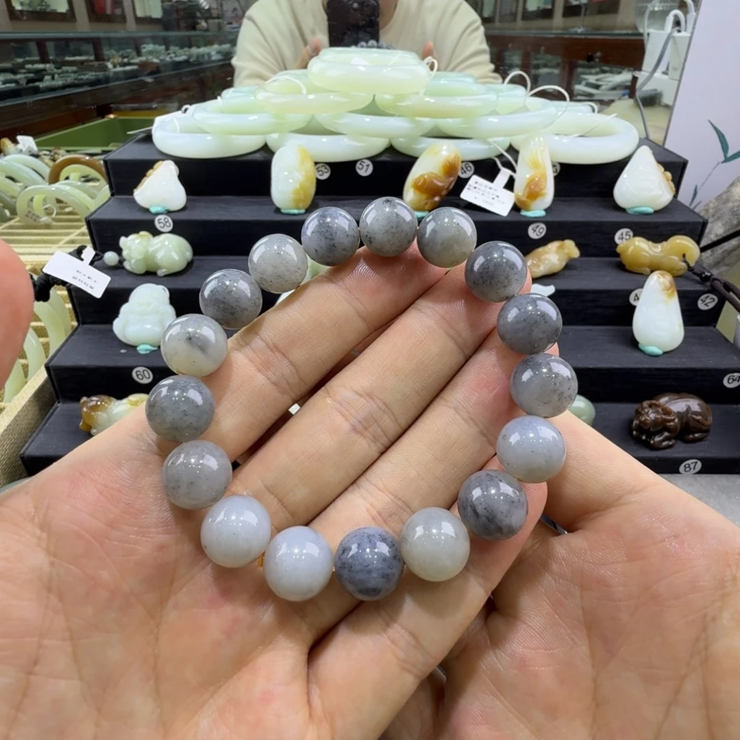 和田玉未镶嵌手串新疆和田玉手串卡12