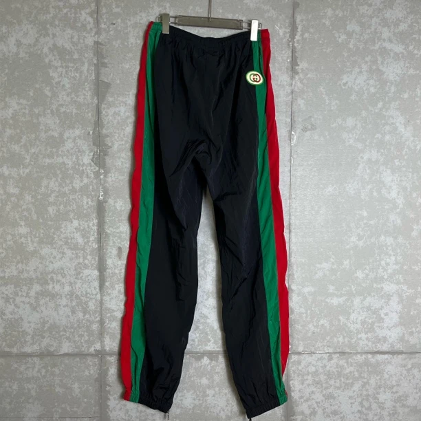 未使用 GUCCI/古驰 S*1/长裤刺绣徽标条纹休闲裤/11031
