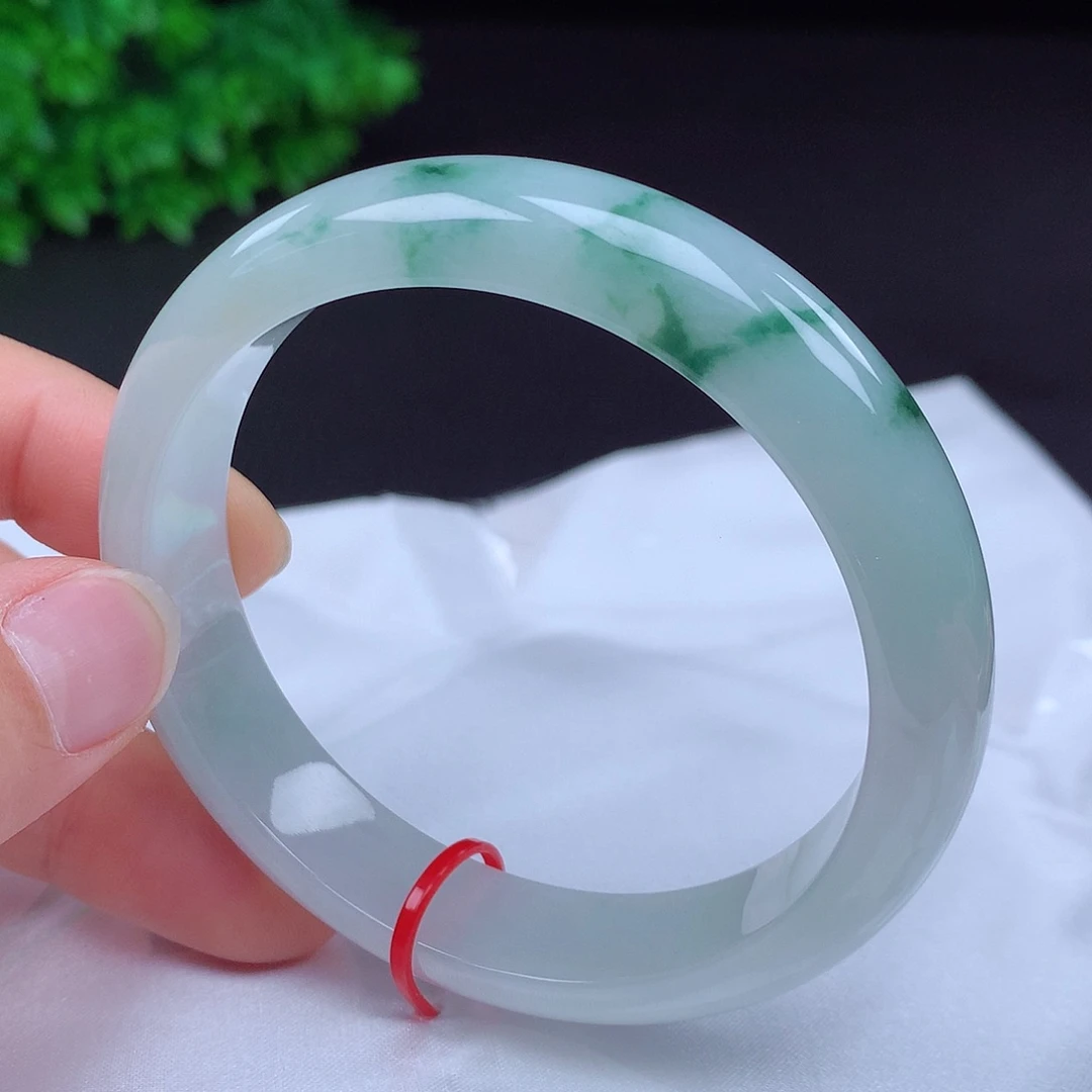 翡翠未镶嵌手镯58圈682102