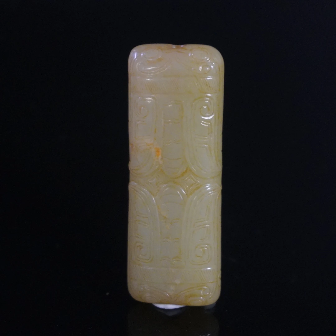 明代和田玉勒子/HY032955/金玉良缘/槐荫山房