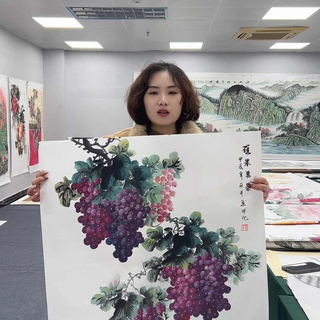 国画手绘国画大捡漏哦