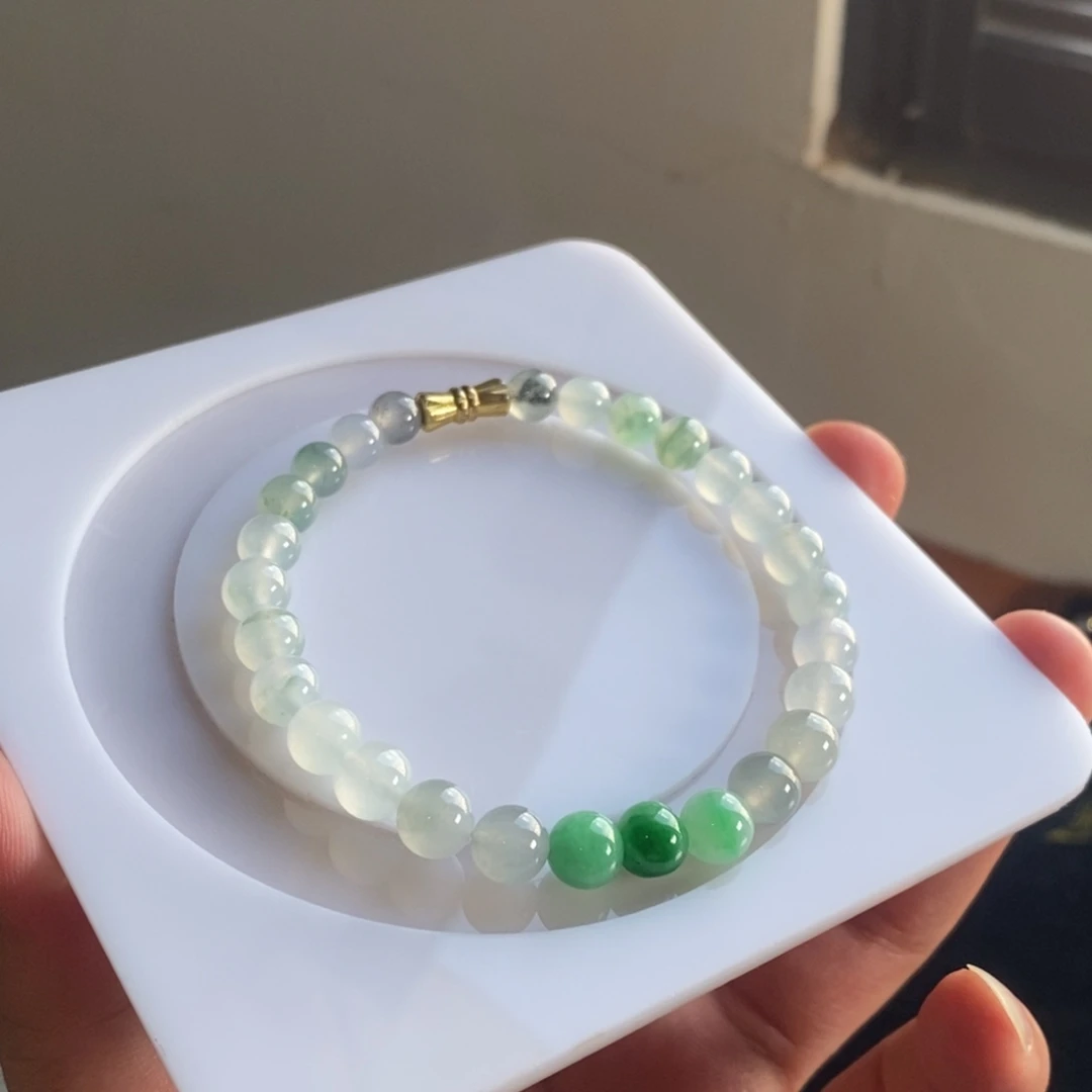 定制翡翠未镶嵌21 缅甸翡翠A货卡7