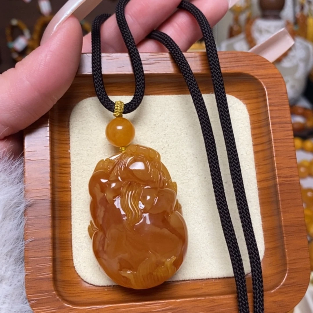 【闪购商品】蜜蜡颈饰未镶嵌项链