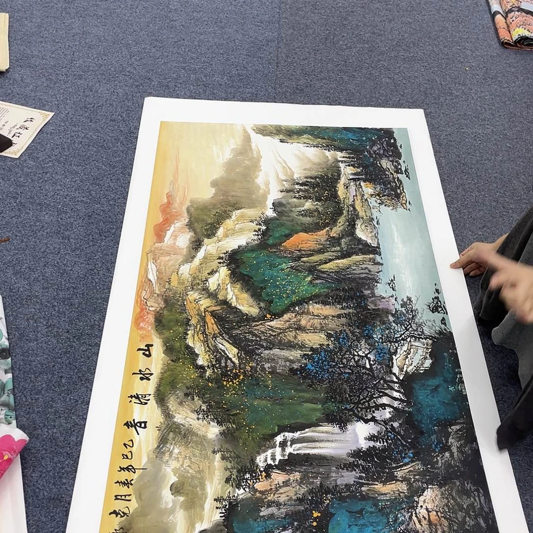 国画作品小姐姐放漏…