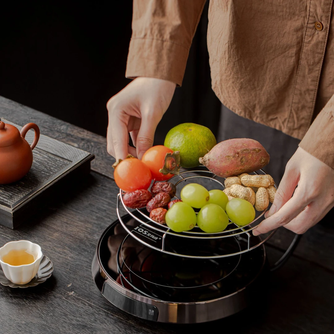 IQS/艾玛诗 T7铝合金1300W保温多场合使用多功能电陶炉蒸煮一体壶