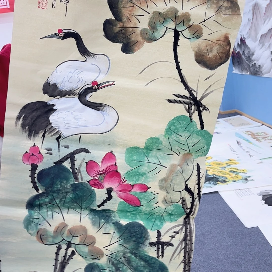 国画宣纸手绘国画作品